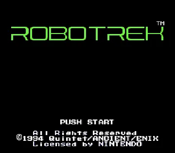 Robotrek (USA) screen shot title